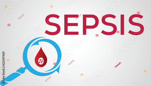 Sepsis awareness month observed each year during September . Vector illustration on the theme of .