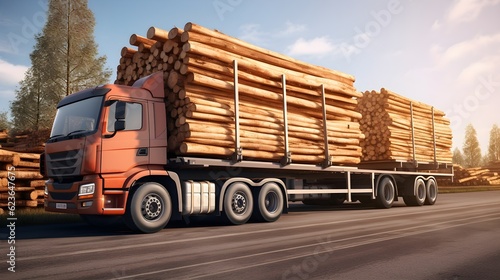 Logistik der Natur: Effiziente Holztransporte mit dem Lkw