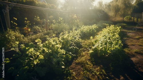 sunlight in the garden