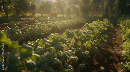 sunlight in the garden