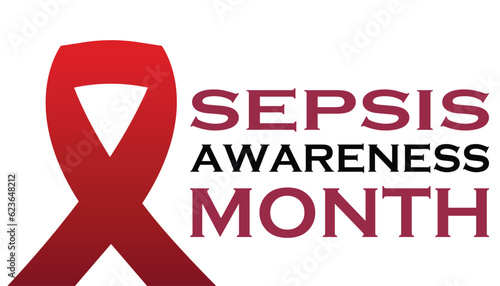 Sepsis awareness month observed each year during September . Vector illustration on the theme of .