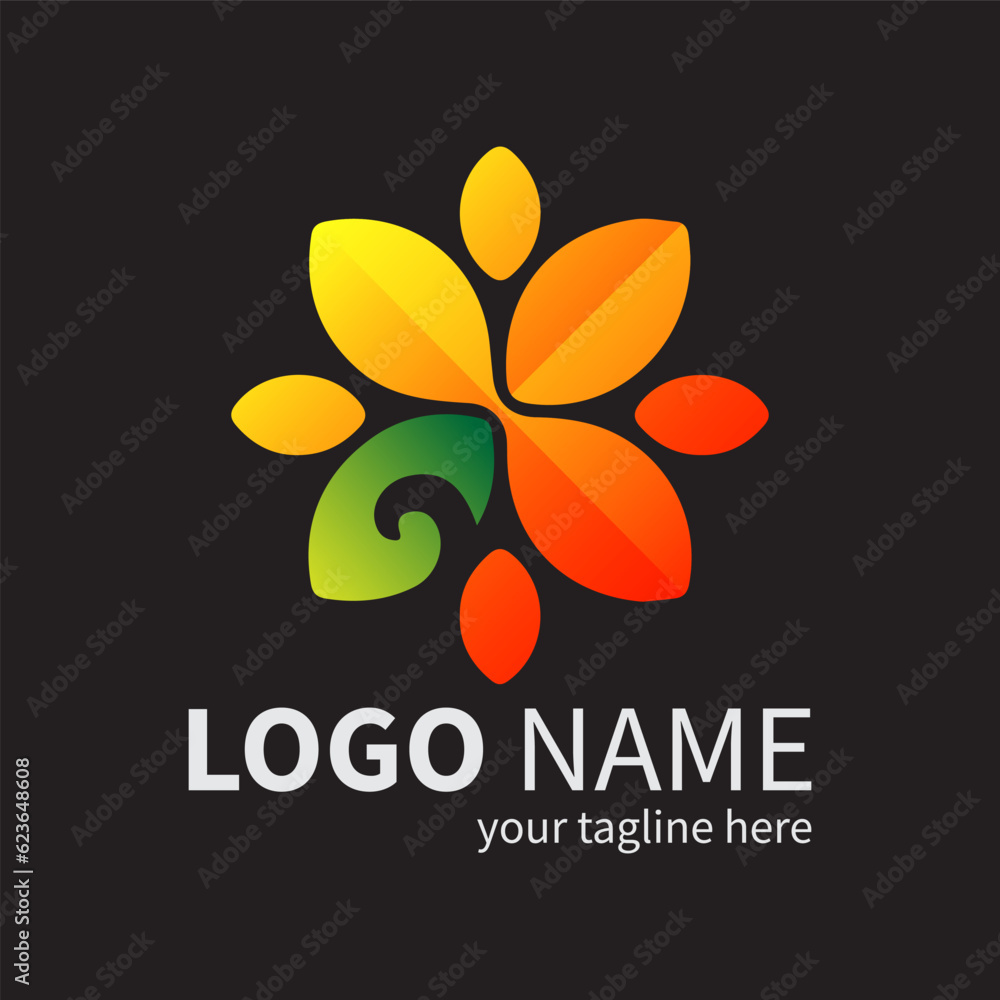 Lotus Creative Logo Design, Modern Idea logos designs Vector illustration template, Lotus Flower