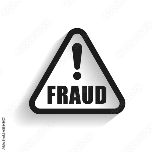 fraud alert warning background protect your email or crypto data