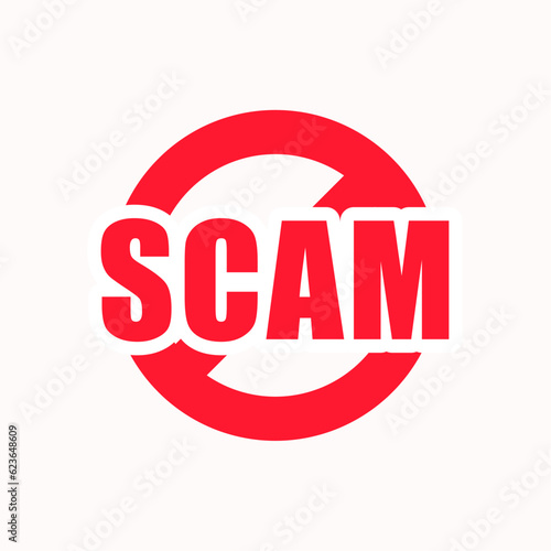 warning alert alarm background for fraud prevention