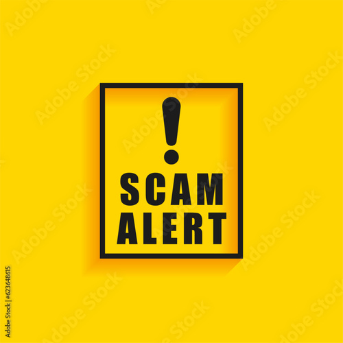 scam alert alarm for your online data and email safety