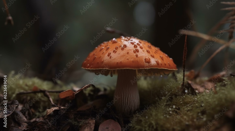 Fototapeta premium mushroom in the forest