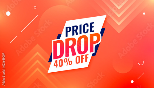 special price drop banner purchase and get upto 40 percent discount