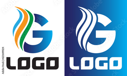 G Logo, Letter G logo with Flame Flare Oil Gas Logo Icon Design Vector Illustrator, energy gas oil manufacture