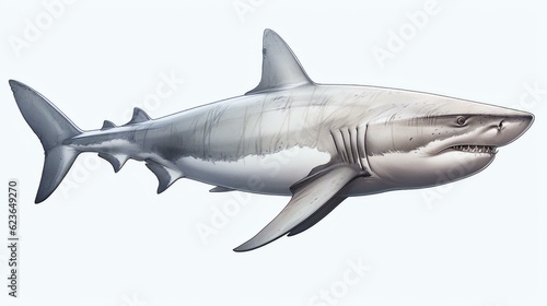 shark isolated on white background