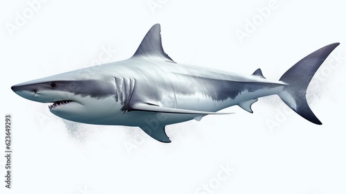 shark isolated on white background