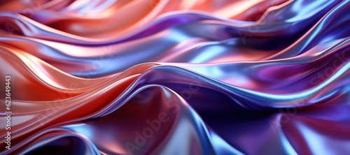 abstract background of smooth silk or satin with some smooth folds in it, Generative AI