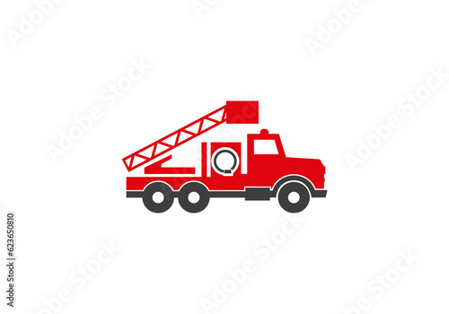Fire engines icon logo