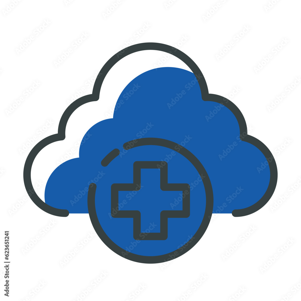 cloud computing themed icon design with several additional icons that represent their respective functions. cloud computing themed icon design with several additional icons that represent their respective functions.