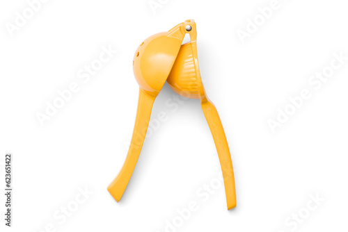 Open Citrus Squeezer Top Down Isolated with Transparent shadow