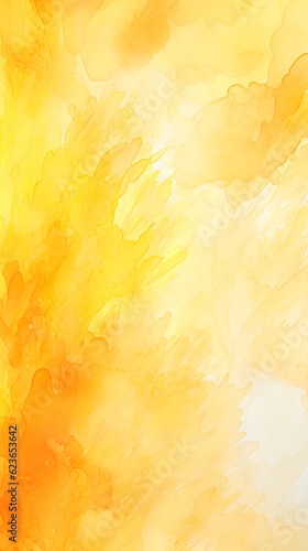 yellow abstract watercolor background
