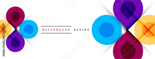 Vector creative geometric abstract background