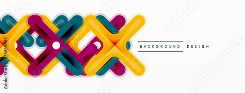 Cross line background minimal geometric template. Design for wallpaper, banner, background, landing page, wall art, invitation, prints, posters