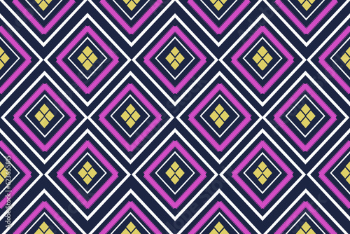 Wallpaper Mural Ethnic pattern . Geometric chevron abstract illustration, wallpaper. Tribal ethnic vector texture. Aztec style. Folk embroidery. Indian, Scandinavian, African rug.design for carpet,sarong   Torontodigital.ca