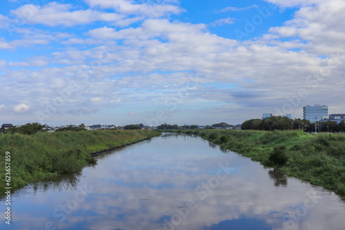 中川（埼玉県吉川市、松伏町）,Nakagawa River,Yoshikawa City,Saitama Pref,Japan