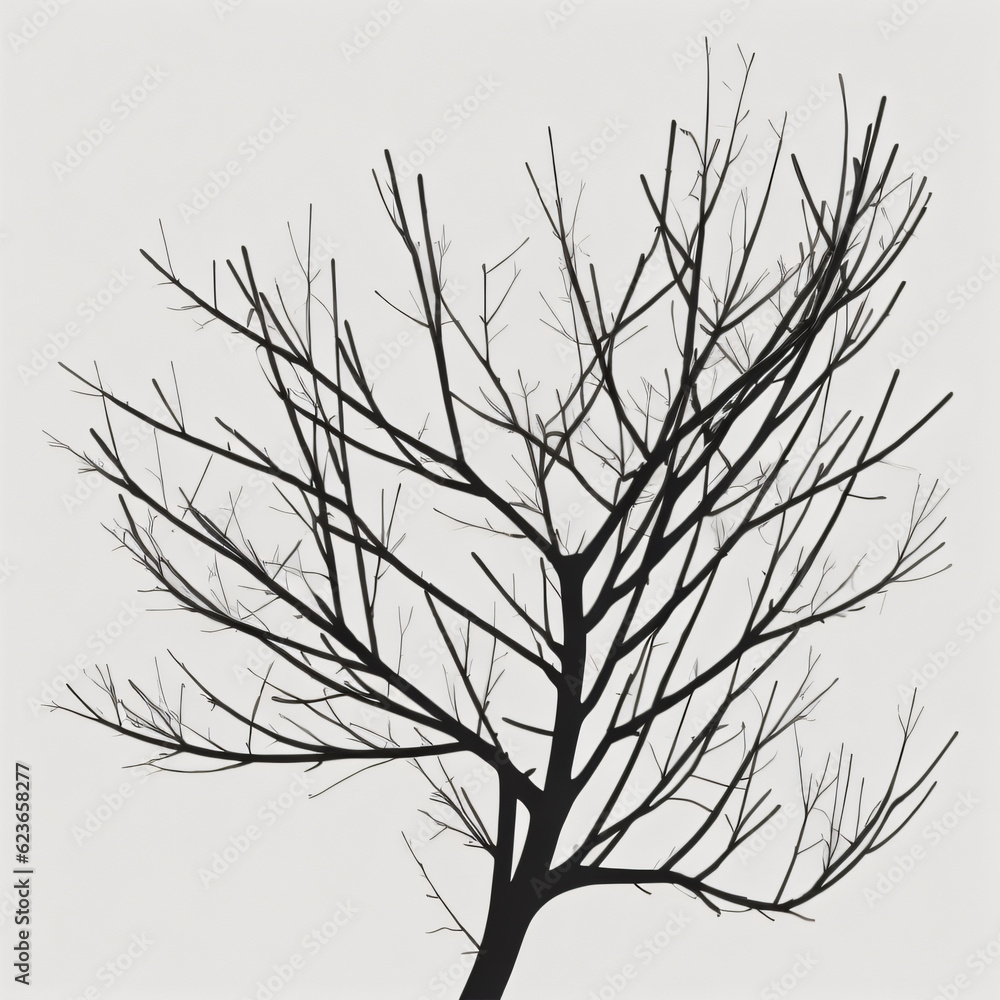 Obraz premium silhouette of tree