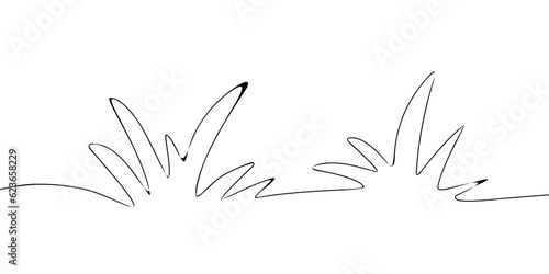 grass line sketch. picture sketch grass line