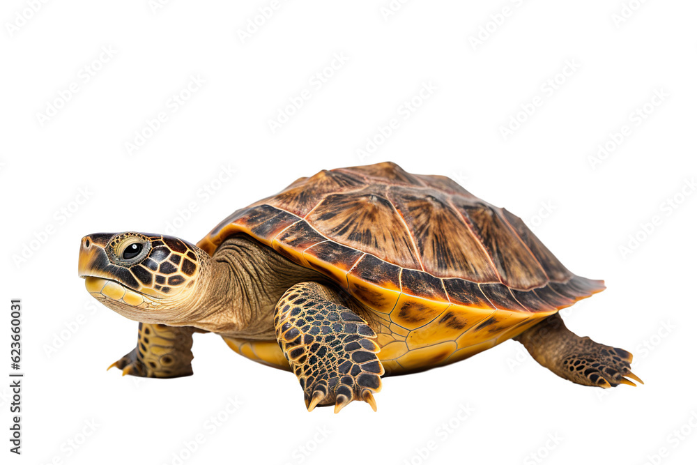 Obraz premium Sea turtle isolated white background PNG