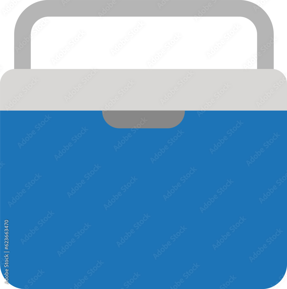 Ice box icon. Handheld refrigerator sing. Ice cooler symbol. Freezer box. Ice cream refrigerator. flat style. Ice box icon. Handheld refrigerator sing. Ice cooler symbol. Freezer box. Ice cream refrigerator. flat style.