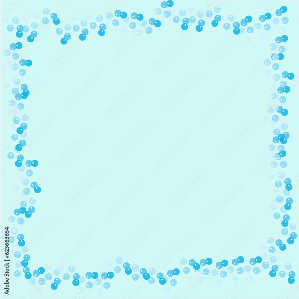 frame with bubbles