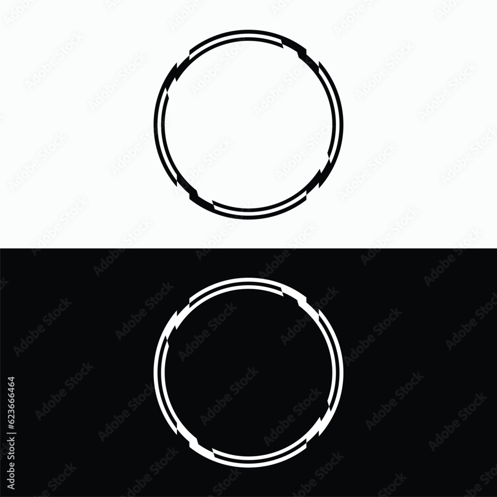 Circle vector logo template design . Circle icon illustration Circle vector logo template design . Circle icon illustration