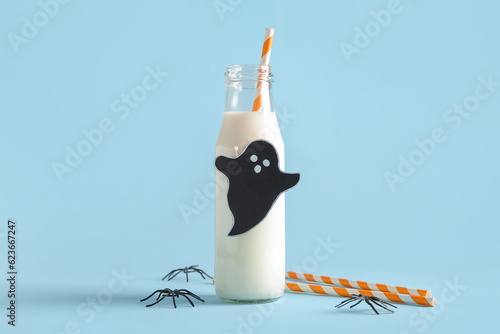 Halloween ghost milk bottle...