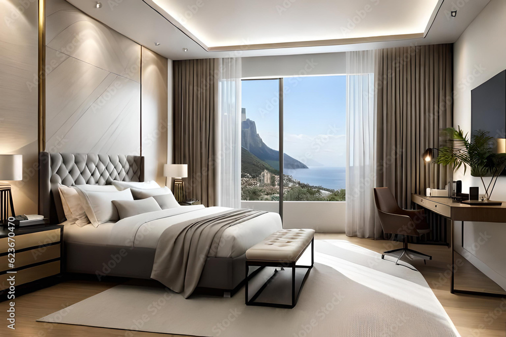 Fototapeta premium modern bedroom