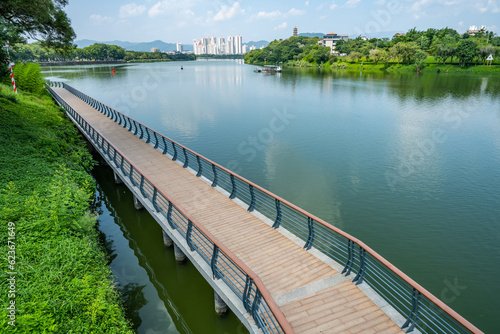 Scenery of Zengjiang Gallery, Zengcheng District, Guangzhou, China photo