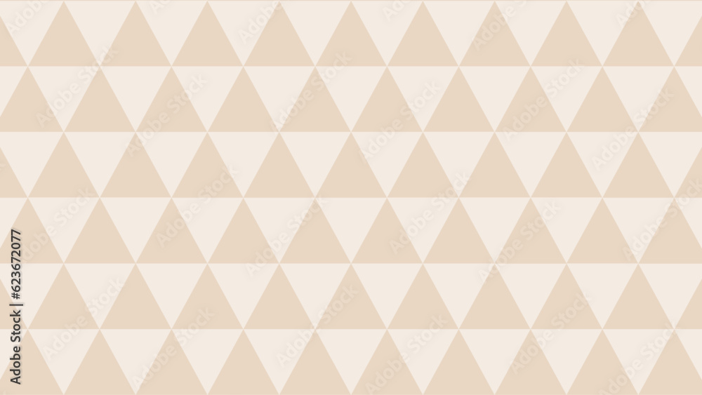 Beige seamless geometric pattern with triangles Beige seamless geometric pattern with triangles