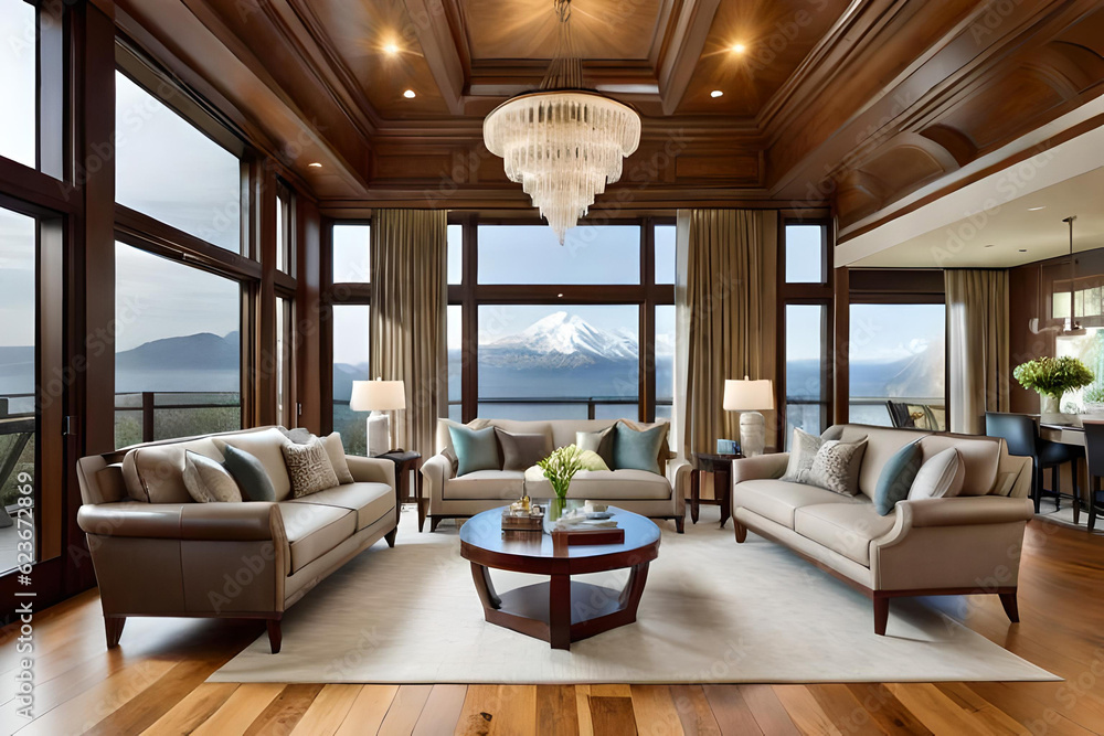 Fototapeta premium A Relaxing Living Room