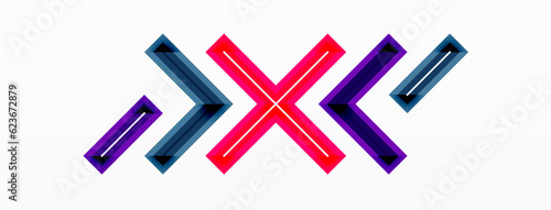 Cross line background minimal geometric template. Design for wallpaper, banner, background, landing page, wall art, invitation, prints, posters