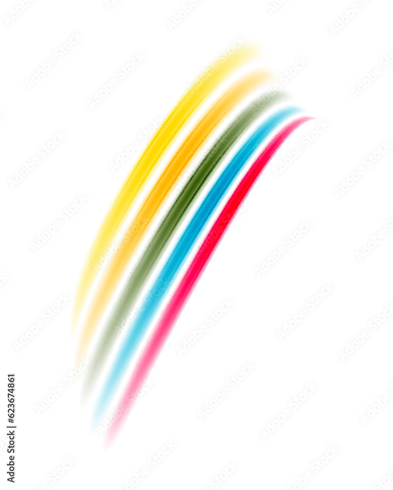 A vibrant and playful design featuring rainbow-color lines arranged in a dynamic composition, perfect for adding a pop of color to any project A vibrant and playful design featuring rainbow-color lines arranged in a dynamic composition, perfect for adding a pop of color to any project