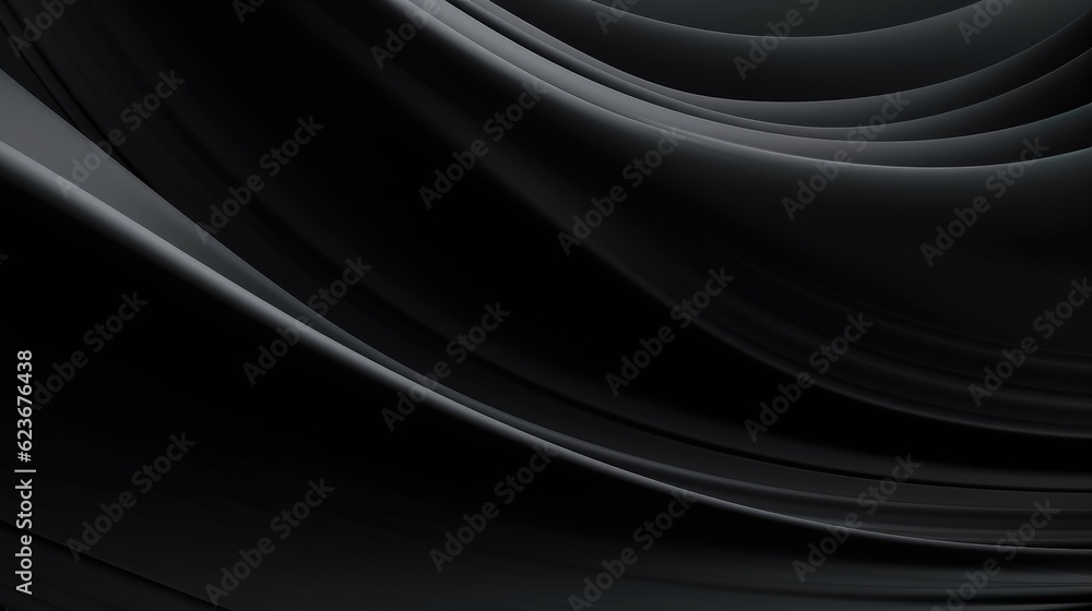 Obraz premium Abstract Black Background. Generative AI