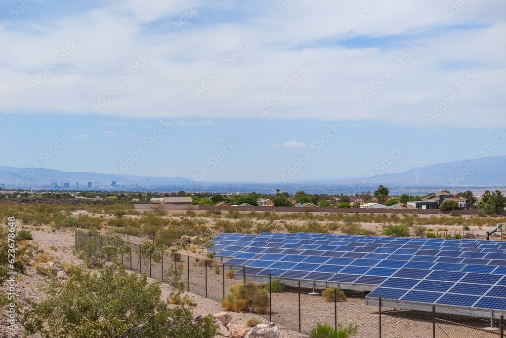 Harnessing Solar Energy: Time-Lapse of Solar Panels near Lake Mead, Nevada, Embracing Renewable Power in 4K Resolution Harnessing Solar Energy: Time-Lapse of Solar Panels near Lake Mead, Nevada, Embracing Renewable Power in 4K Resolution