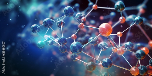 Molecular nanotechnology scientific investigation experiments in the lab and hightech generative ai AI Generated