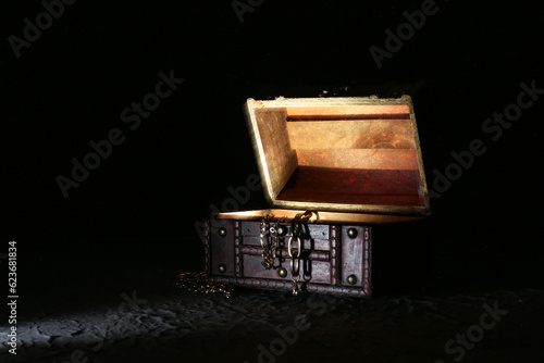 Decorative box with jewelle...