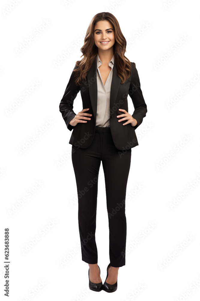 Businesswoman woman in formal clothes isolated on transparent background (PNG) Businesswoman woman in formal clothes isolated on transparent background (PNG)
