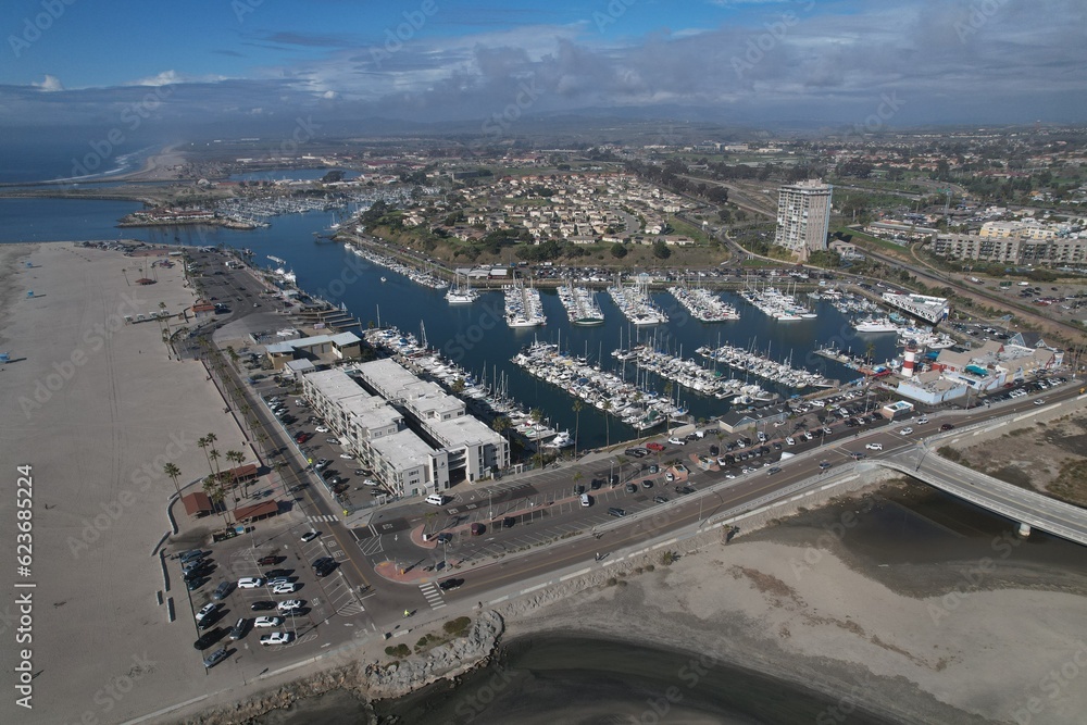 Drone Footage Oceanside Harbor and Bay