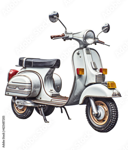 Wallpaper Mural Scooter: A Sleek Ride on a Clear Canvas Torontodigital.ca