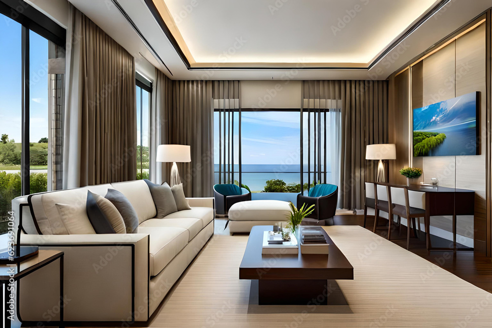 Fototapeta premium A Tranquil Living Room