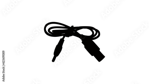 USB Charger Cable silhouette