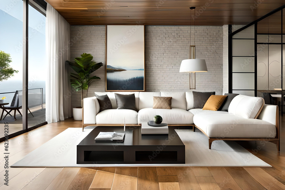 Fototapeta premium modern living room