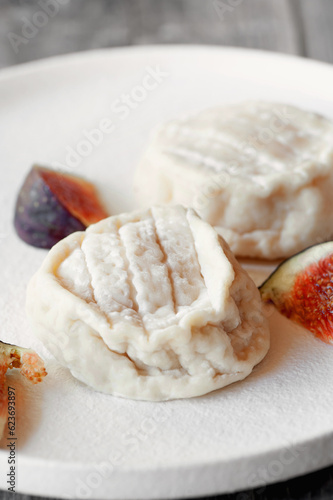 Принти на полотні Goat cheese Coulommiers , brie, camembert from Russian farmers