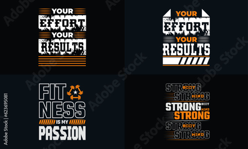 best  typography t shirt design for gym and fitness inspiration and motivation