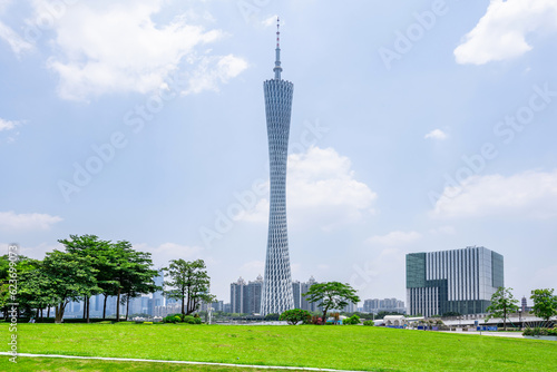 Scenery of Ersha Island Art Park, Guangzhou, China
