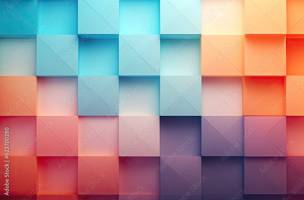 Fototapeta premium abstract background with squares